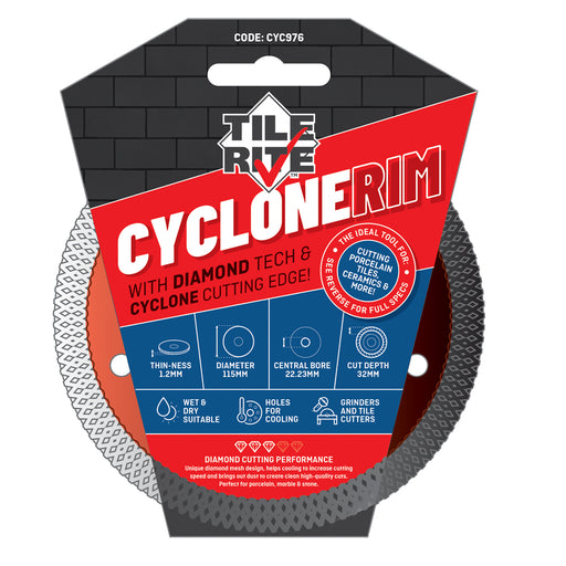 CYCLONE RIM DIAMOND BLADE-Cutting Disc-Tile Rite-Tile.co.uk