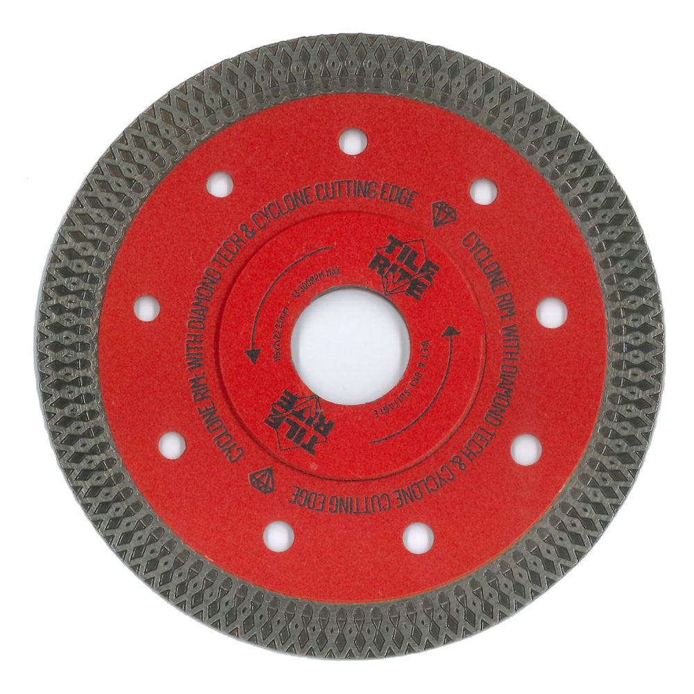 Tile Rite CYCLONE RIM DIAMOND BLADE for cutting tiles — Tile.co.uk