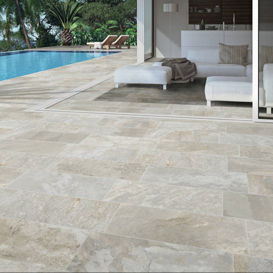 Image of Cambridge Bone Porcelain tile 30x60cm-Ceramic tile-Keros-Tile.co.uk