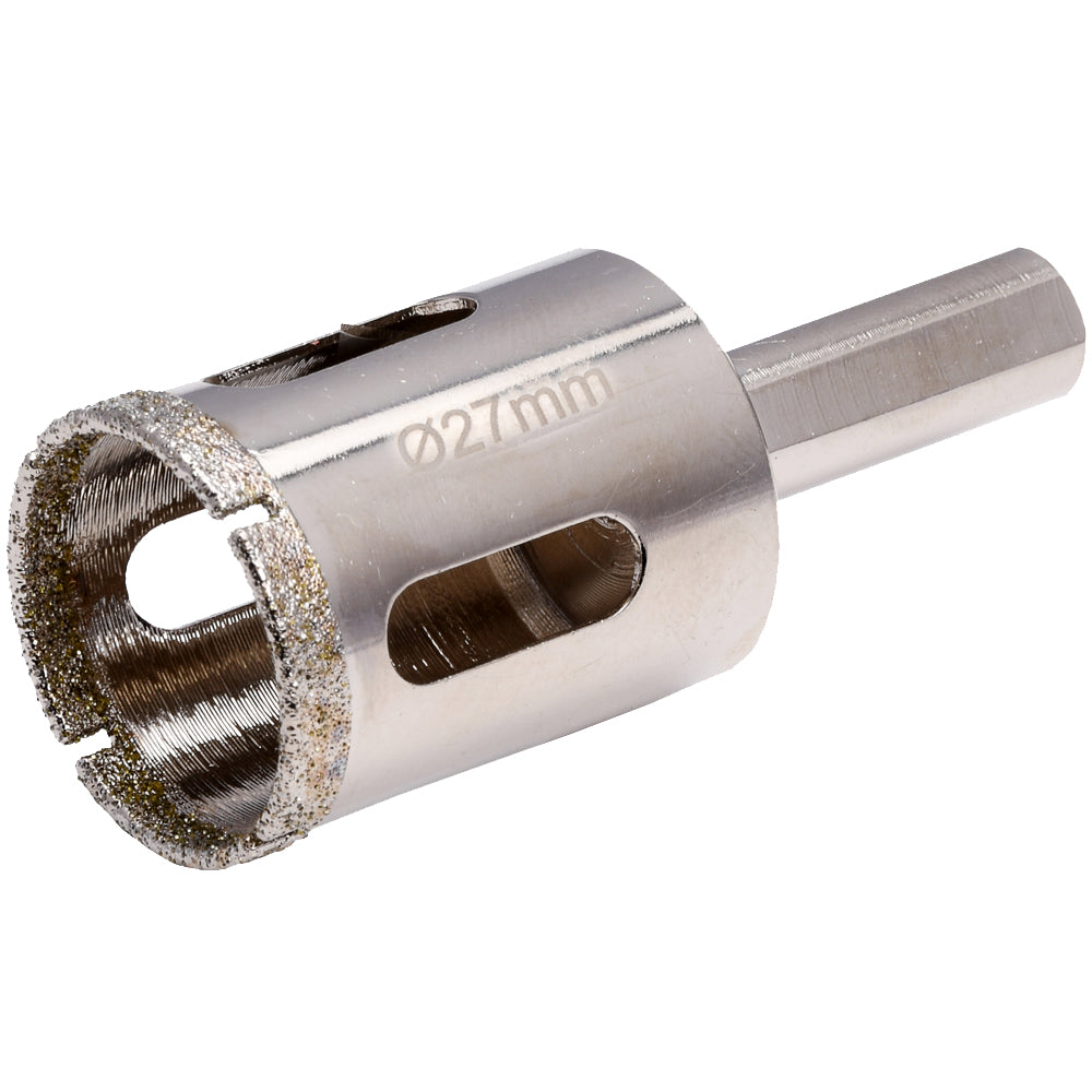 Image of 27mm WET DIAMOND HOLE SAW DRILL BIT-Drill Bits-Tile Rite-Tile.co.uk