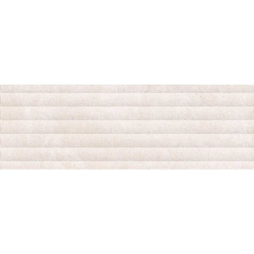 Fluted Beige Decor Wall Tile 30x90cm-Ceramic wall tile-Keros-Tile.co.uk