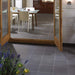 Luna Dark Grey Vitrified tile 14.8x14.8cm by Dorset Woolliscroft-Vitrified ceramic-Original Style-Tile.co.uk