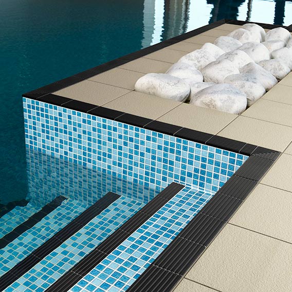Image of Step Tread Vitrified tile by Dorset Woolliscroft-Vitrified ceramic-Original Style-Tile.co.uk