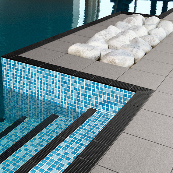 Image of Luna Steel Grey Vitrified tile 30x30cm by Dorset Woolliscroft-Vitrified ceramic-Original Style-Tile.co.uk