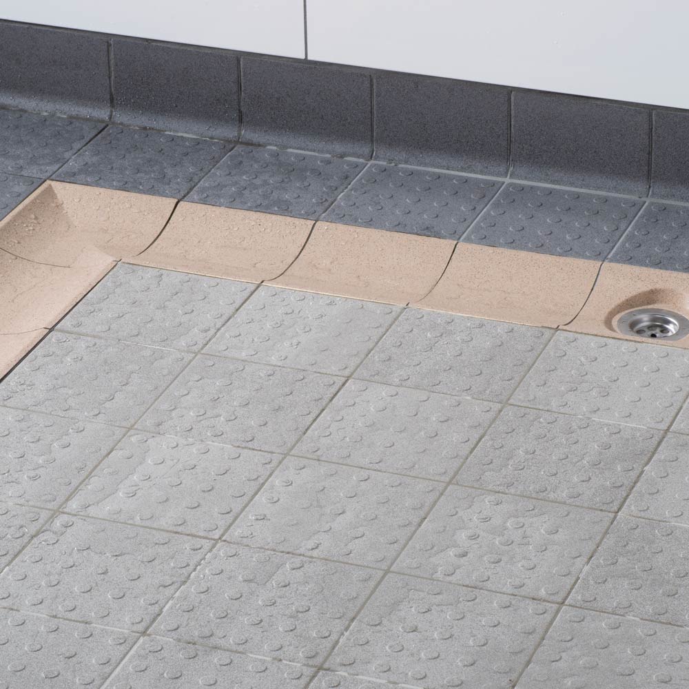 Image of Multidisc Steel Grey Vitrified tile 14.8x14.8cm by Dorset Woolliscroft-Vitrified ceramic-Original Style-Tile.co.uk