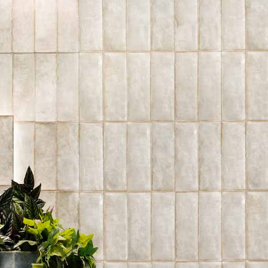 Image of Luna White Brick tile 10x30cm-Brick style tiles-Mainzu Ceramica-Tile.co.uk