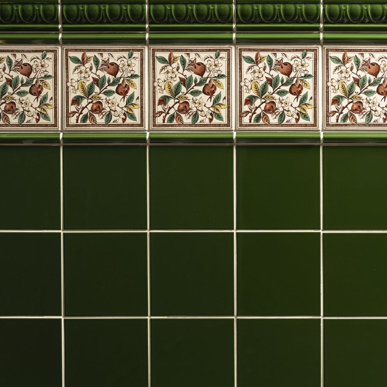 Image of Paid Sample - Edwardian Green Astragal Moulding - Delivered separately by Original Style-sample-sample-Tile.co.uk