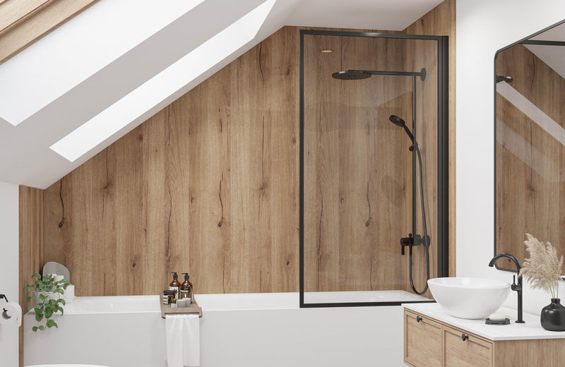 Image of Hadrian Oak Elite Wall Panel-Wall panel-Wetwall-Tile.co.uk