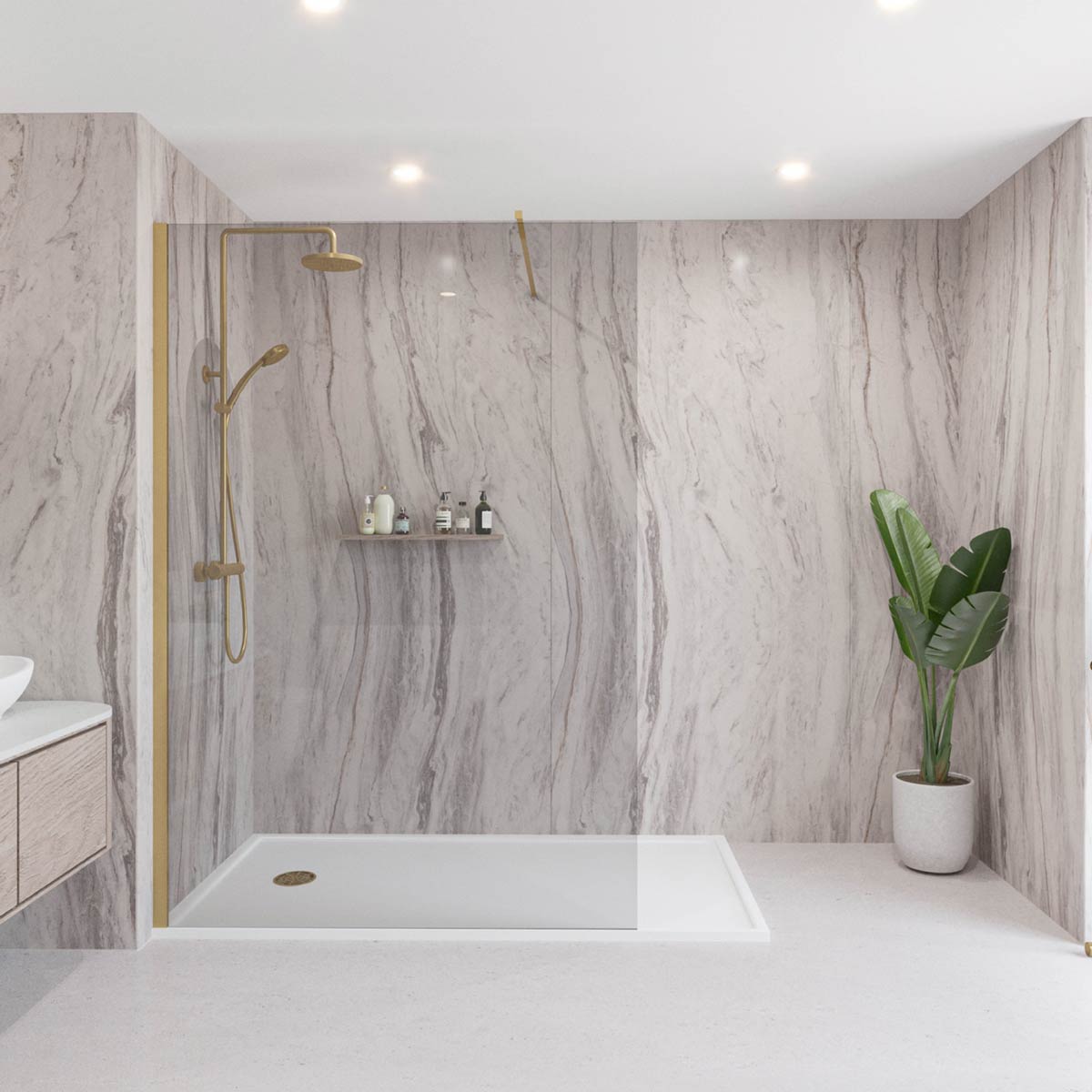 Image of Marmo Linea Elite Wall Panel-Wall panel-Wetwall-Tile.co.uk