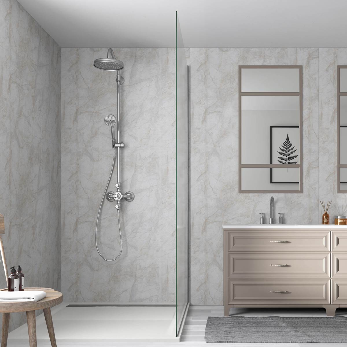 Image of Himalayan Marble Elite Wall Panel-Wall panel-Wetwall-Tile.co.uk