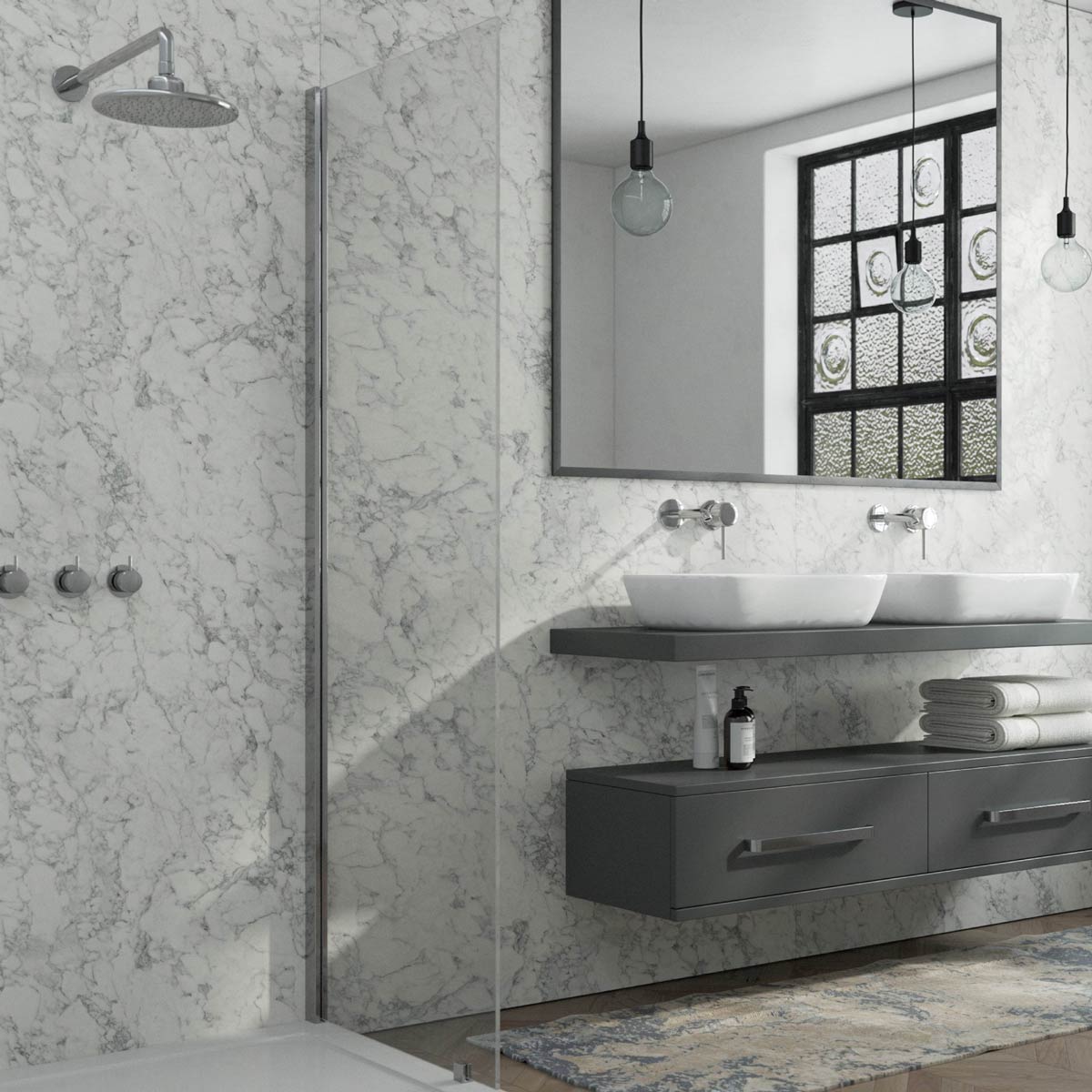 Image of Milano Marble Elite Wall Panel-Wall panel-Wetwall-Tile.co.uk