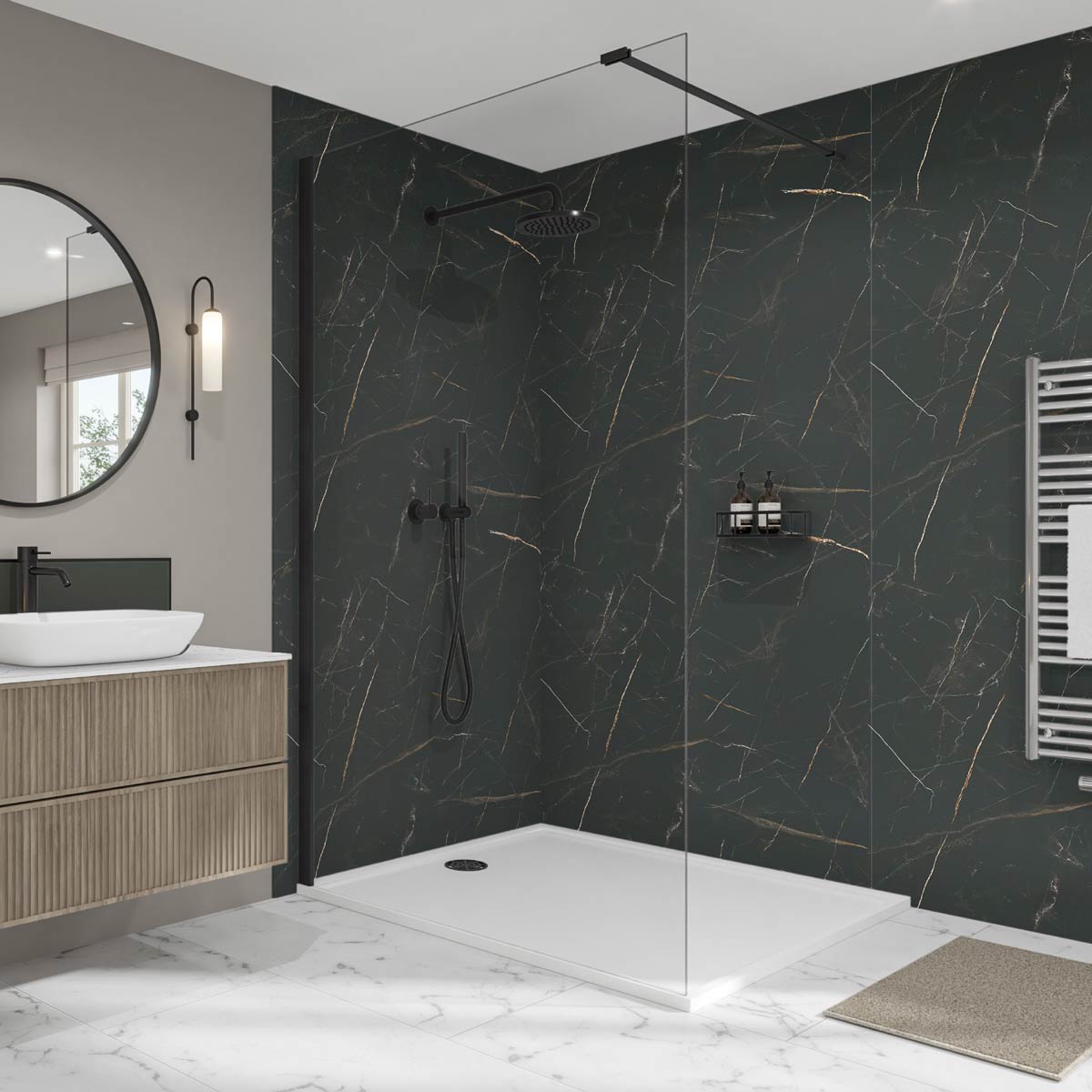 Image of Marbre Celeste Elite Wall Panel-Wall panel-Wetwall-Tile.co.uk
