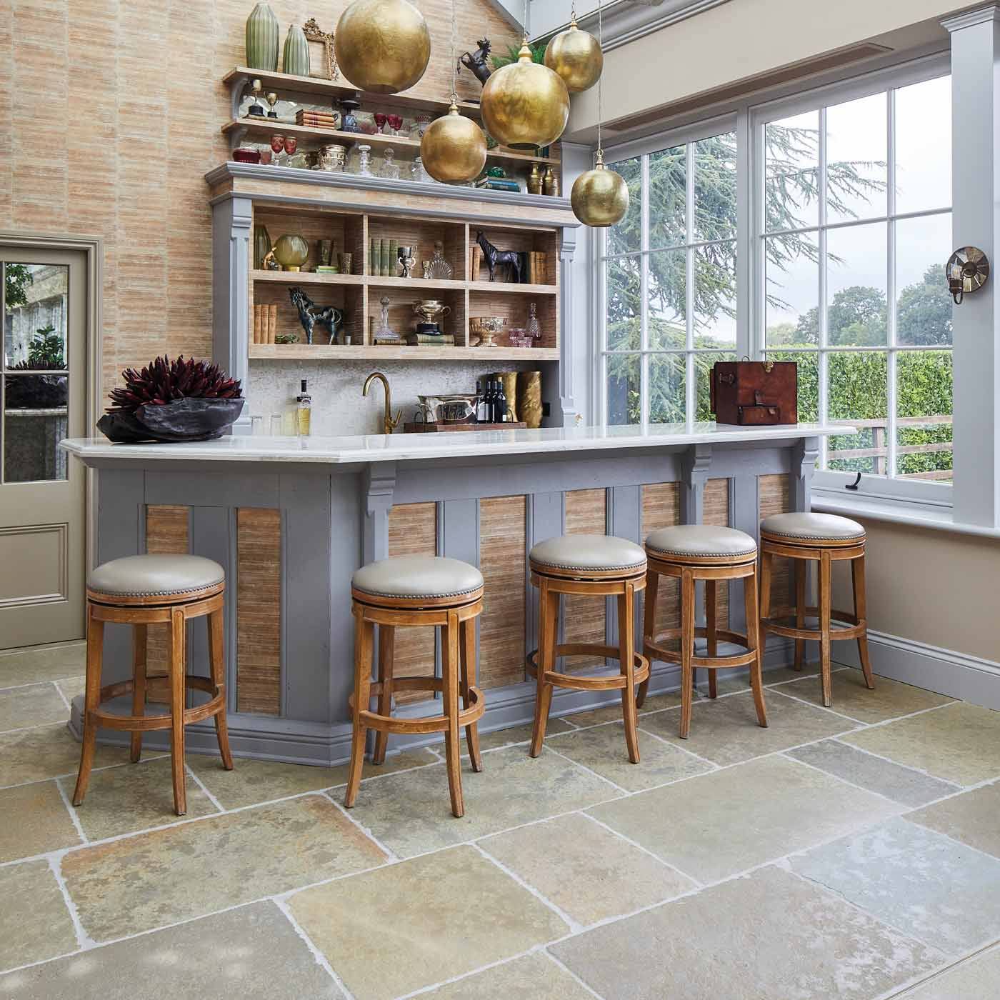 Image of Farley Limestone Seasoned 56 x Random-Limestone tiles-Ca Pietra-tile.co.uk