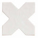 Paid Sample - Fez White Cross FULL tile - Delivered separately by Ca Pietra-sample-sample-tile.co.uk