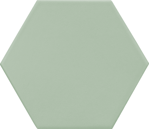 Sample 15x17m Spring Light Green Hex Tile-sample-sample-tile.co.uk