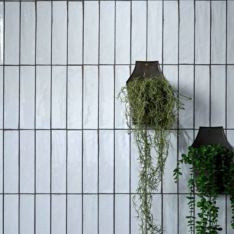 Image of Foundry Bianco tile 6x24.5cm-Ceramic wall tile-Ca Pietra-tile.co.uk