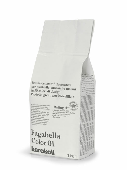 Kerakoll Fugabella 3kg Color Resin-Cement High Flexibility Rapid Wall & Floor tile Grout-Grout-Kerakoll-tile.co.uk