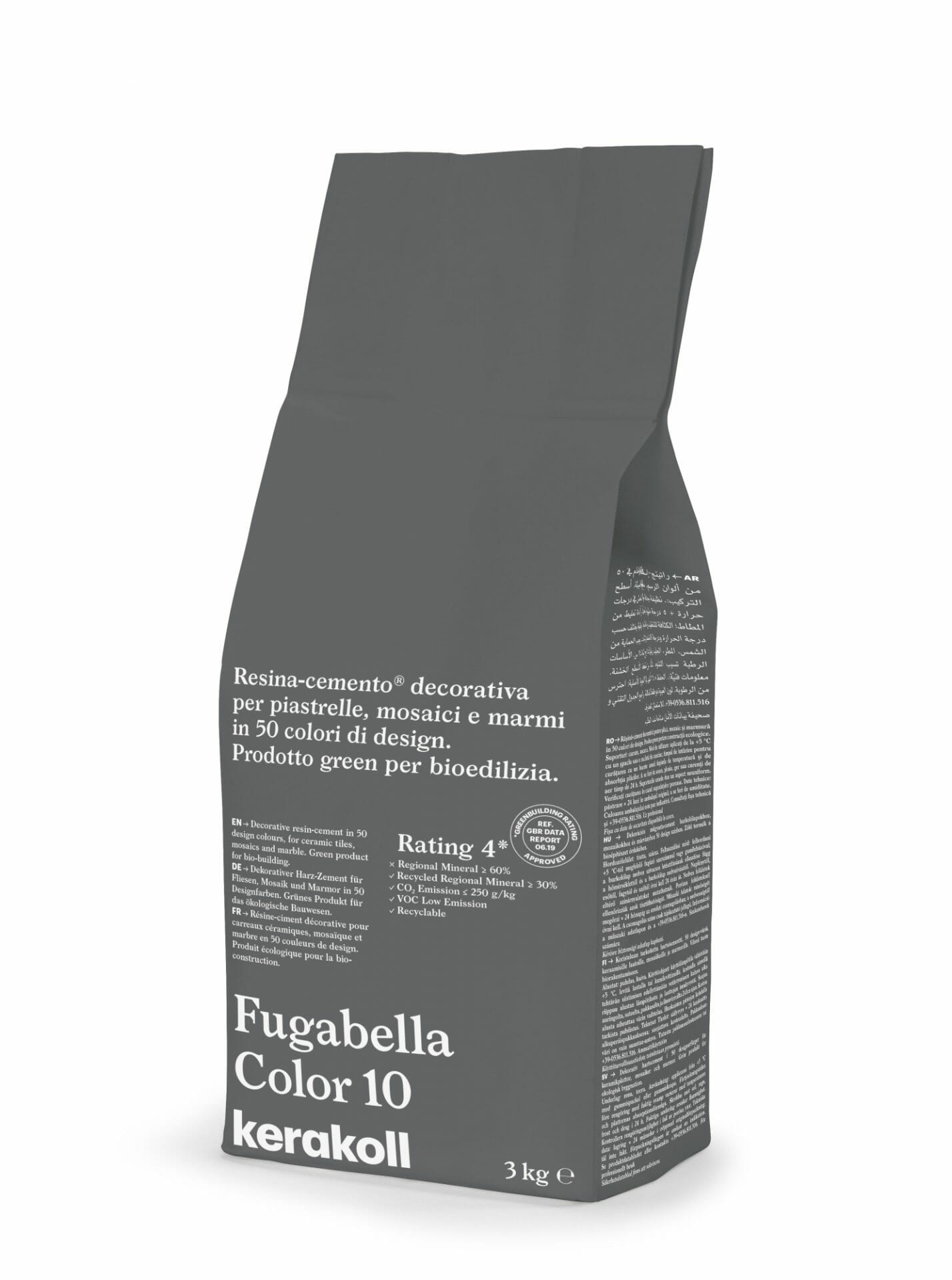Image of Kerakoll Fugabella 3kg Color Resin-Cement High Flexibility Rapid Wall & Floor tile Grout-Grout-Kerakoll-tile.co.uk