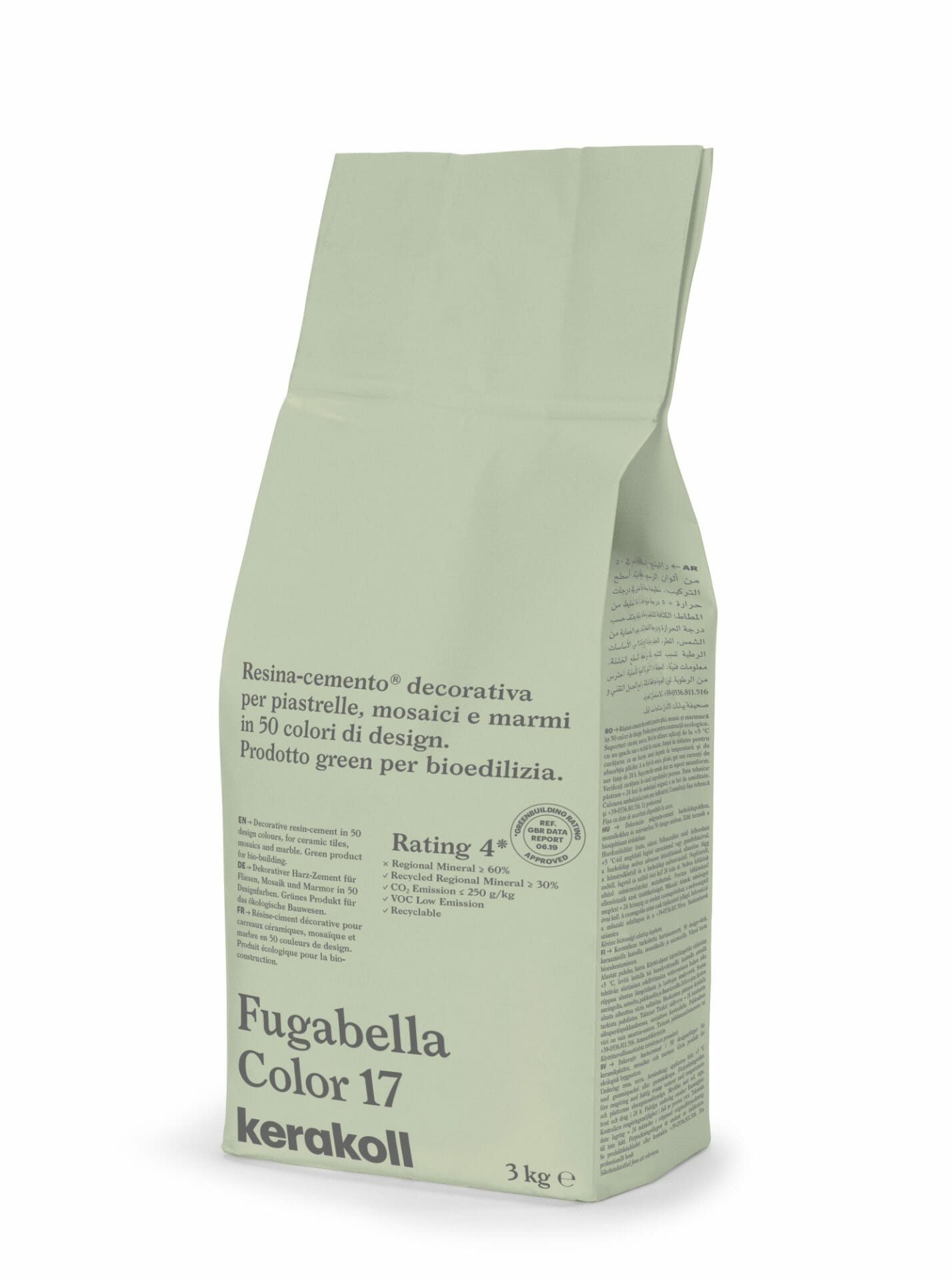 Image of Kerakoll Fugabella 3kg Color Resin-Cement High Flexibility Rapid Wall & Floor tile Grout-Grout-Kerakoll-tile.co.uk