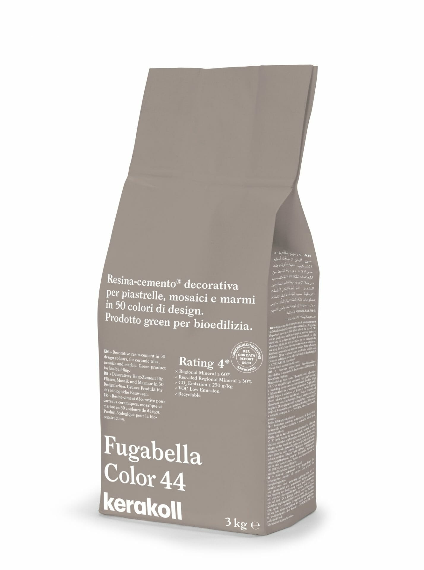 Image of Kerakoll Fugabella 3kg Color Resin-Cement High Flexibility Rapid Wall & Floor tile Grout-Grout-Kerakoll-tile.co.uk