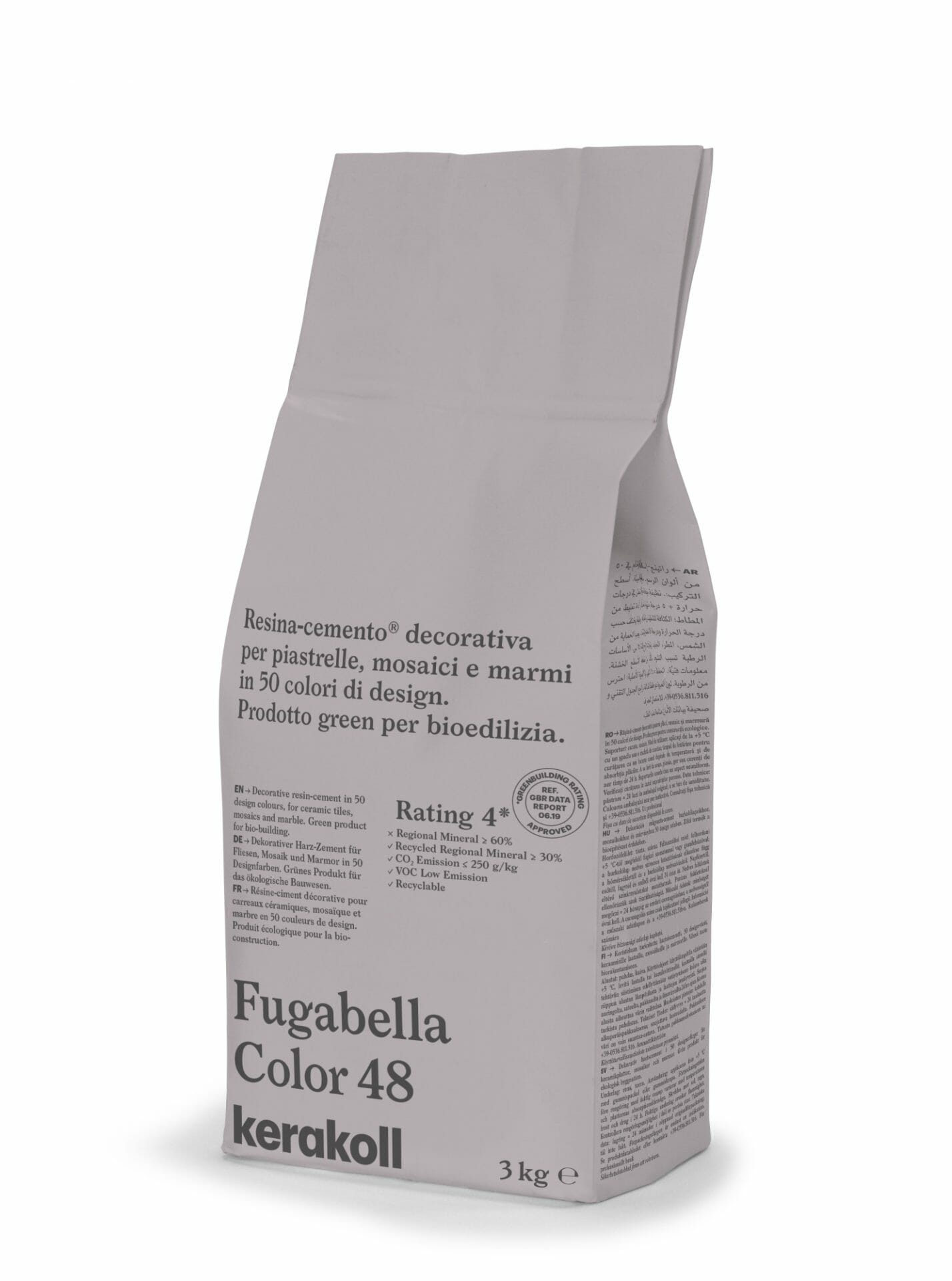 Image of Kerakoll Fugabella 3kg Color Resin-Cement High Flexibility Rapid Wall & Floor tile Grout-Grout-Kerakoll-tile.co.uk