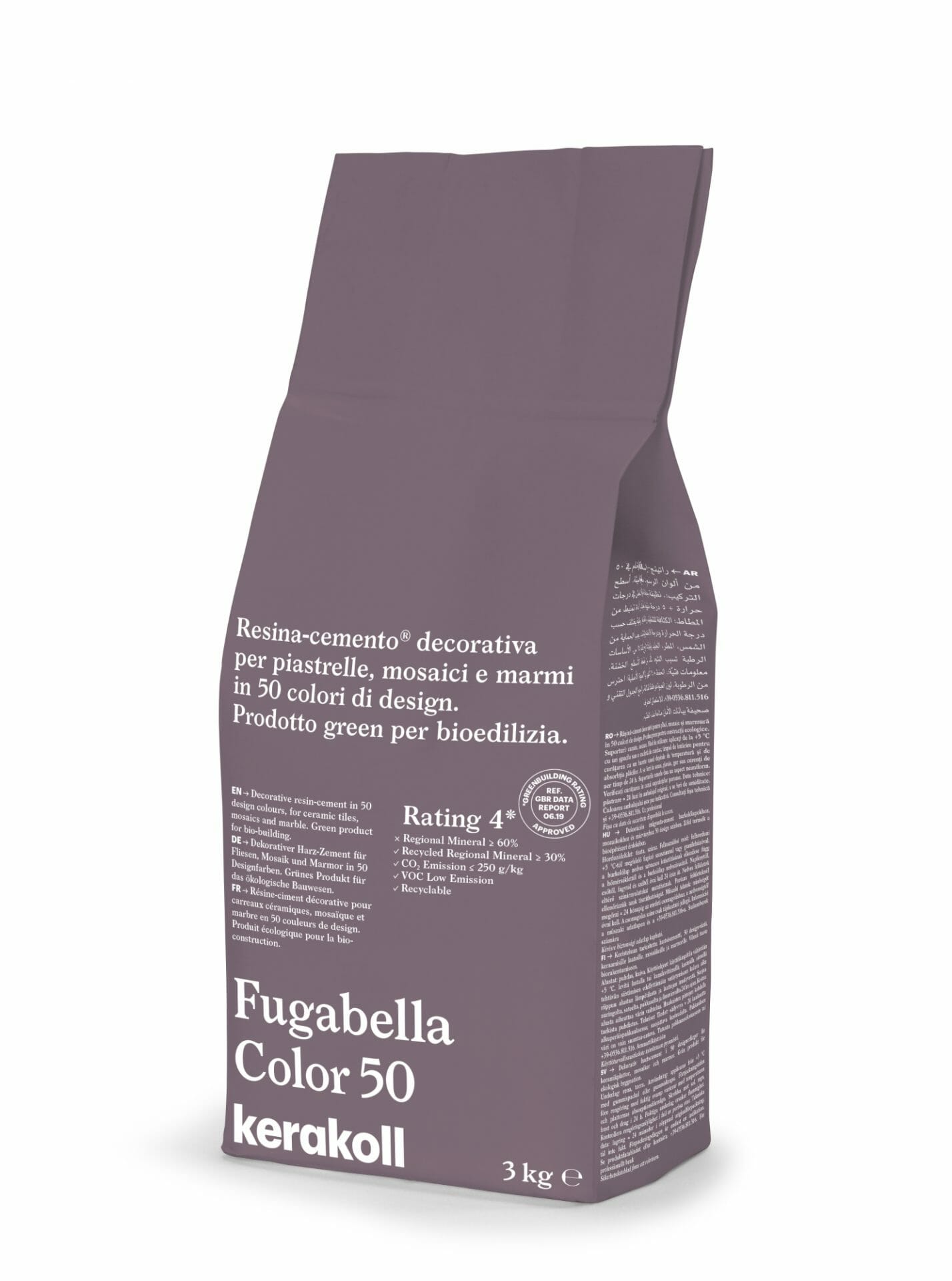 Image of Kerakoll Fugabella 3kg Color Resin-Cement High Flexibility Rapid Wall & Floor tile Grout-Grout-Kerakoll-tile.co.uk