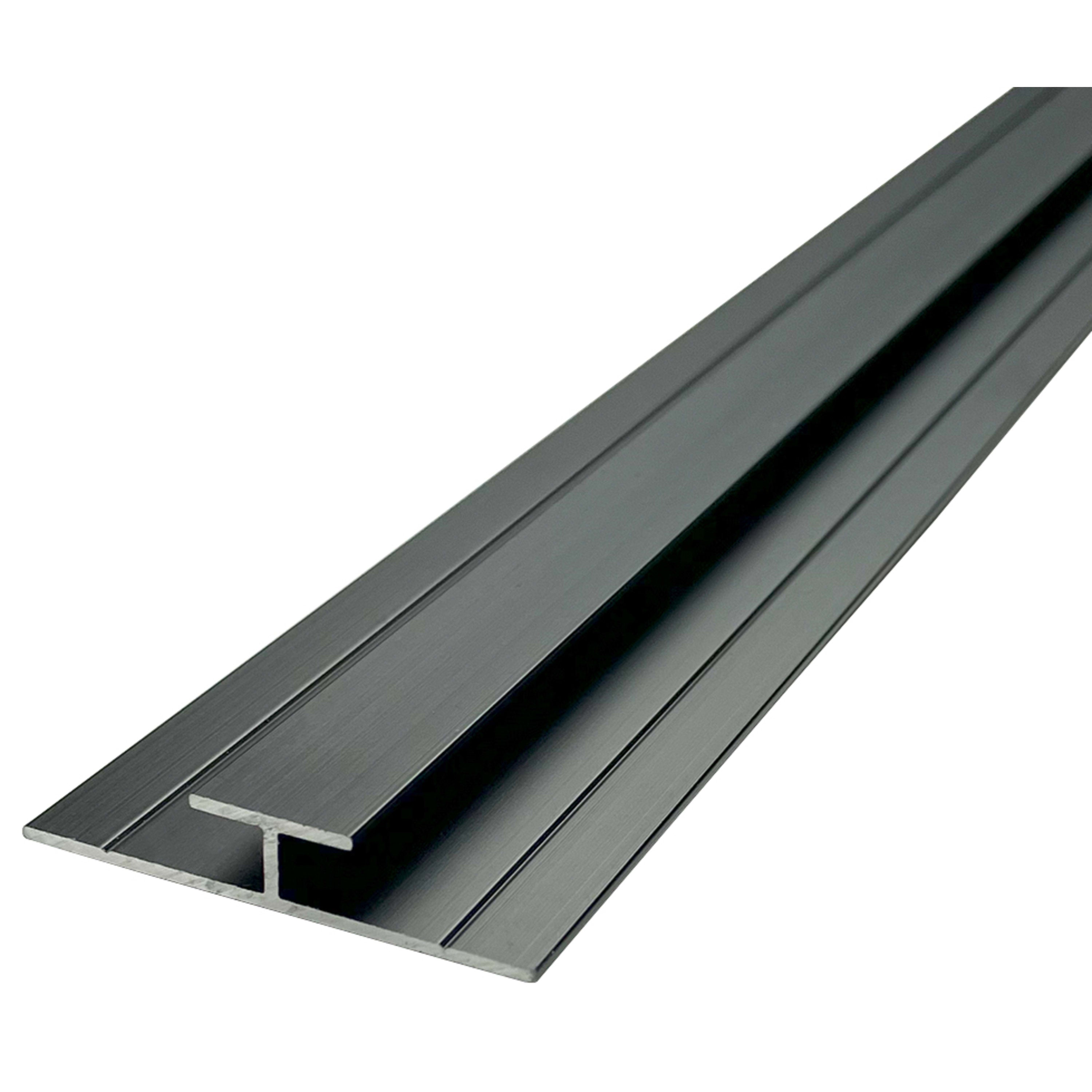 Image of Wetwall Alloy H-Joint Trim (2440mm)-Trim-Wetwall-Tile.co.uk