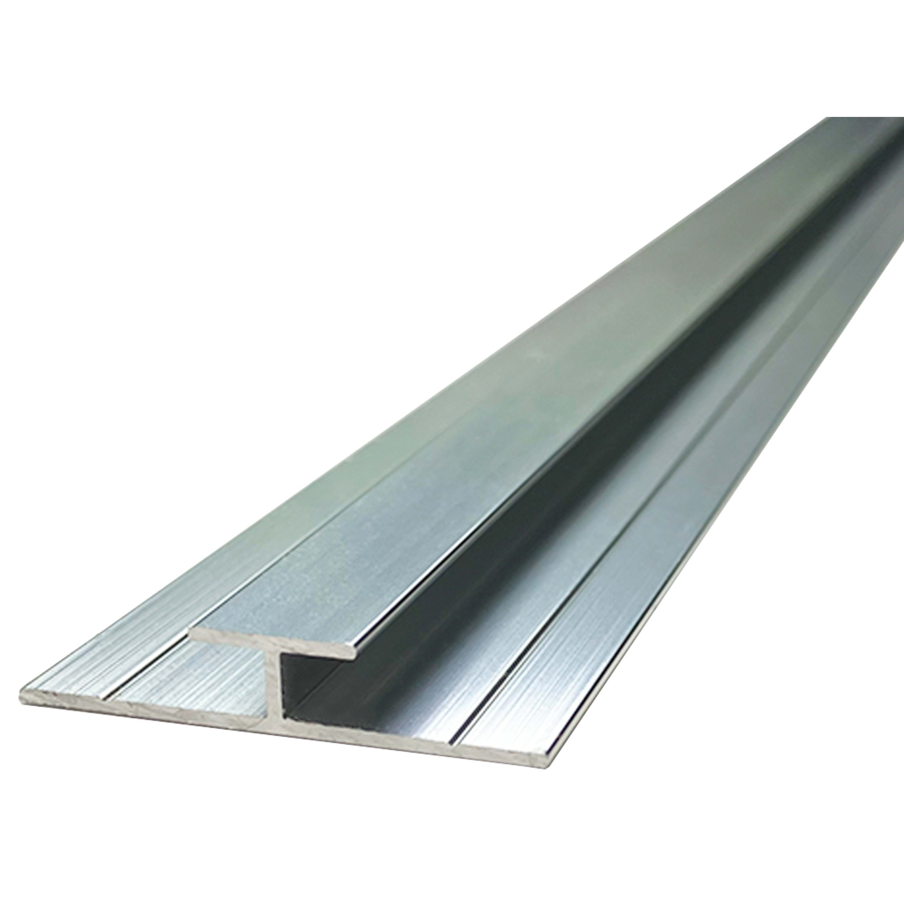 Image of Wetwall Alloy H-Joint Trim (2440mm)-Trim-Wetwall-Tile.co.uk