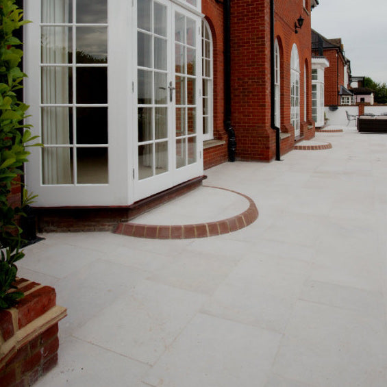 Image of Hamlet Limestone Etched Outdoor Tile 60cm x random-Outdoor Limestone Floor Tiles-Ca Pietra-tile.co.uk