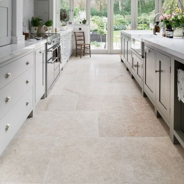 Image of Hamlet Limestone Tumbled Natural Stone Tile 60cm x random-Limestone tiles-Ca Pietra-tile.co.uk