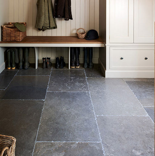 Hazlebury Limestone Seasoned Stone Floor Tile 60cm x random-Limestone tiles-Ca Pietra-tile.co.uk