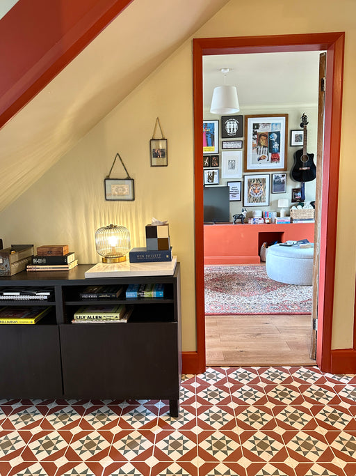 Brompton Clarence Pattern tile 20x20cm-Pattern tile-Ca Pietra-tile.co.uk