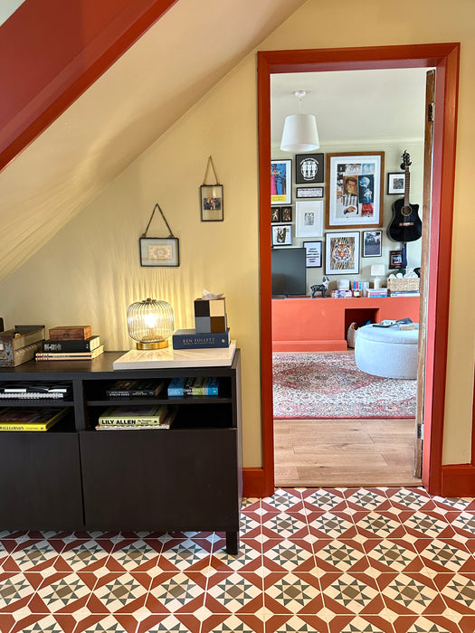 Brompton Clarence Pattern tile 20x20cm-Pattern tile-Ca Pietra-tile.co.uk