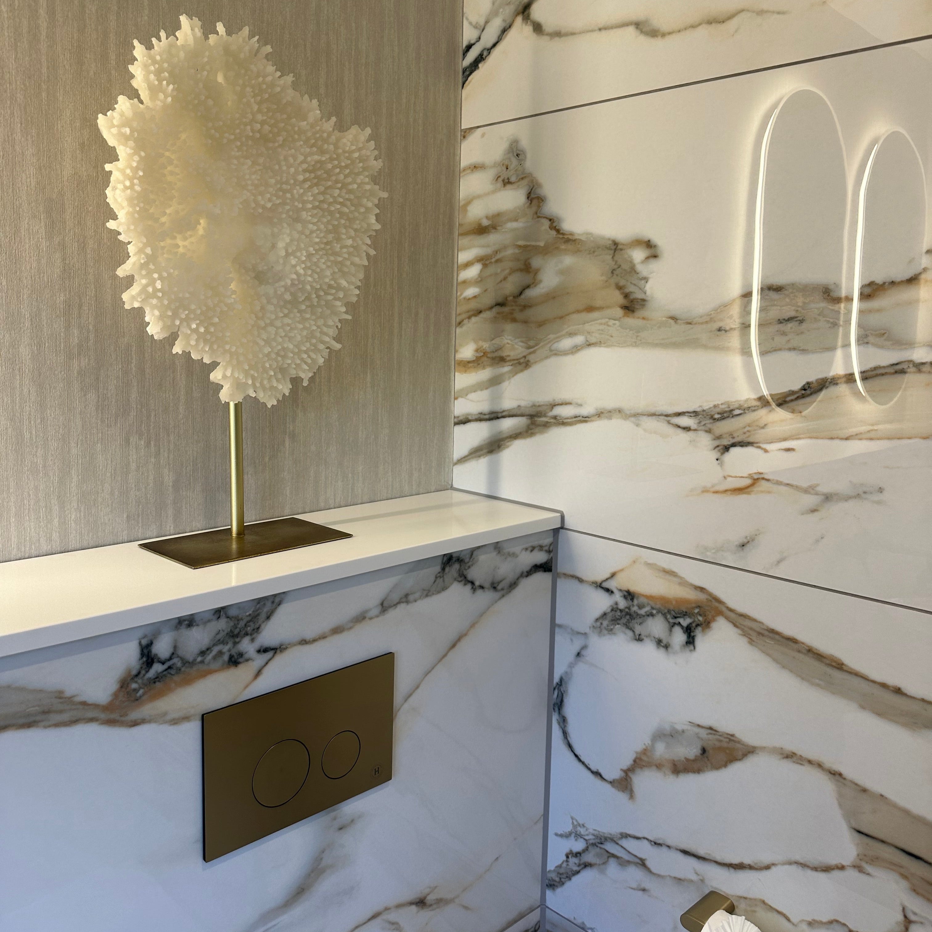 Image of Calacatta Gold Polished XL tile 60x120cm-Large format-Cerrad-Tile.co.uk