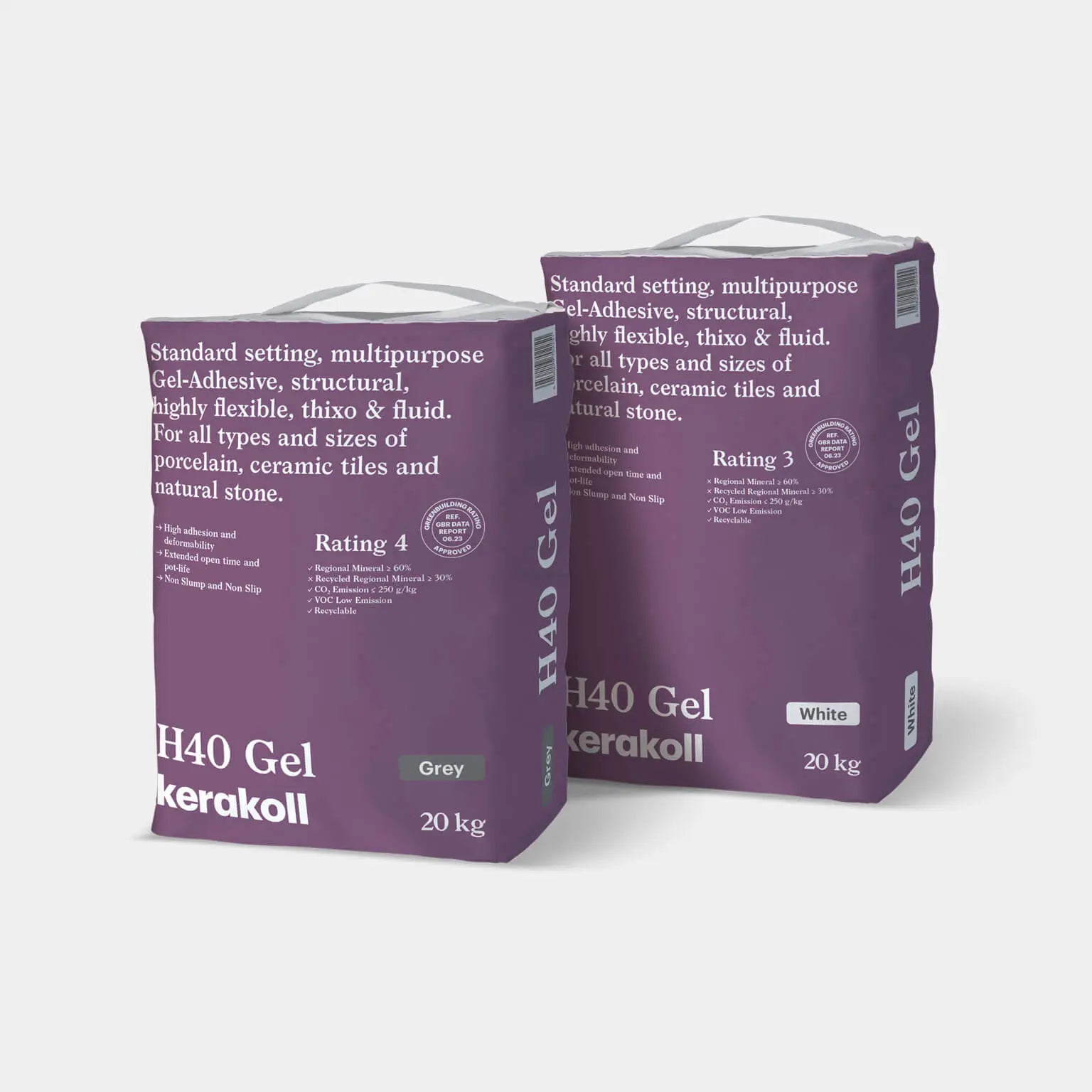 Image of Kerakoll 20kg H40 Gel Standard Tile Adhesive-Adhesive-Kerakoll-Tile.co.uk