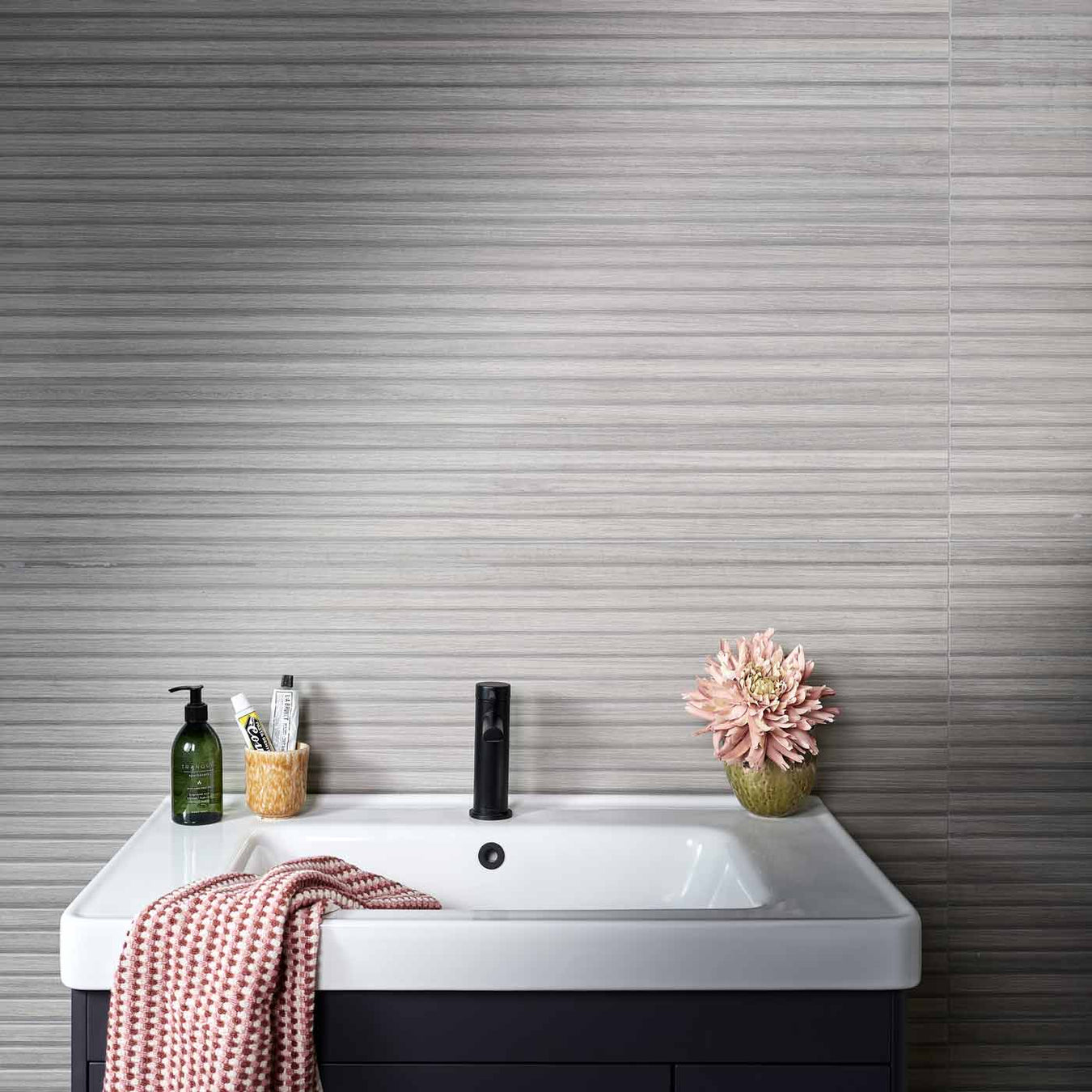 Kinfolk Ash Grey Wood Slat tile 60x120cm-Large format-Ca Pietra-tile.co.uk