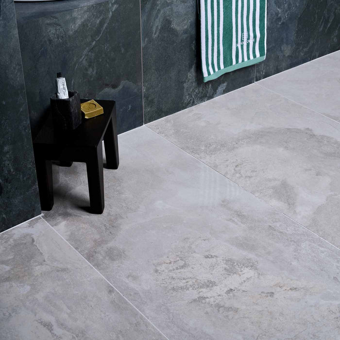 Komodo Matt White tile 60x120cm-Large format-Ca Pietra-tile.co.uk