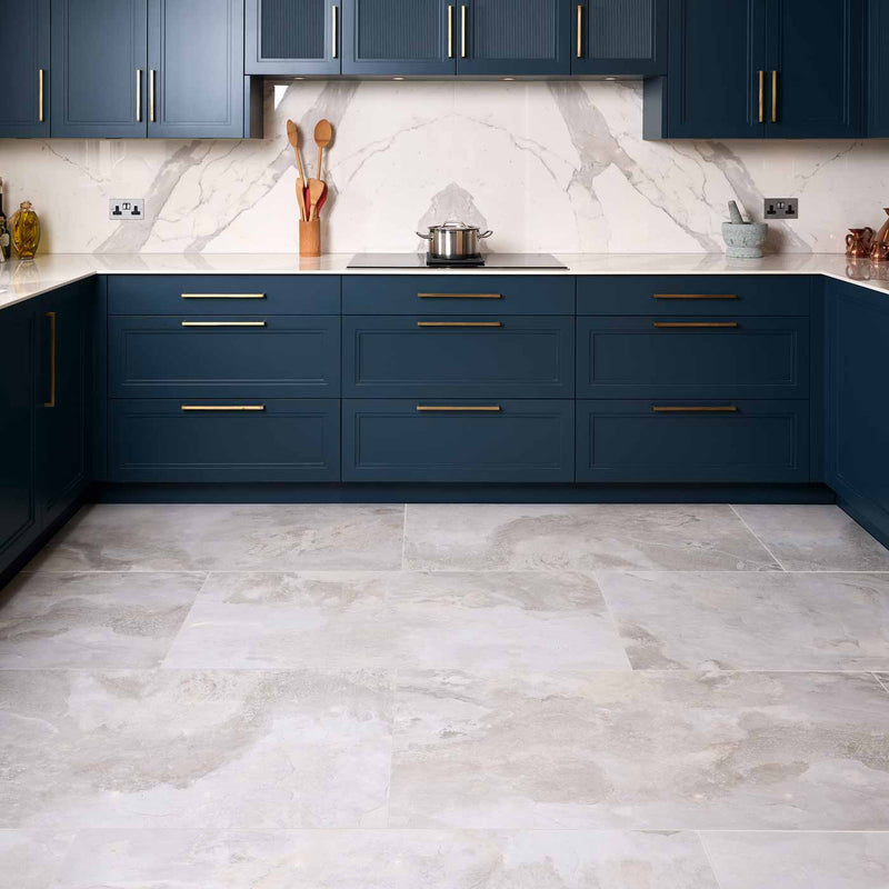 Image of Komodo Matt White tile 60x120cm-Large format-Ca Pietra-tile.co.uk