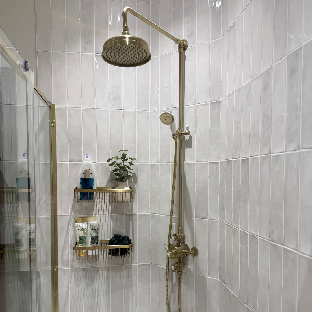 Image of Laurel White Brick Tile 7.5x30cm-Ceramic wall tile-Estudio Ceramico-Tile.co.uk