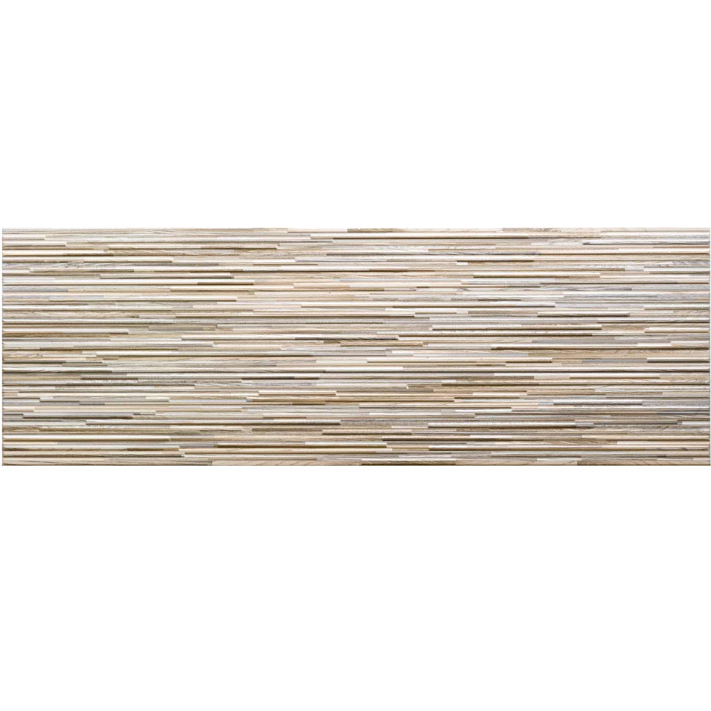 Image of Bamboo Beige Decor Wall Tile 30x90cm-Ceramic wall tile-El Molino-Tile.co.uk