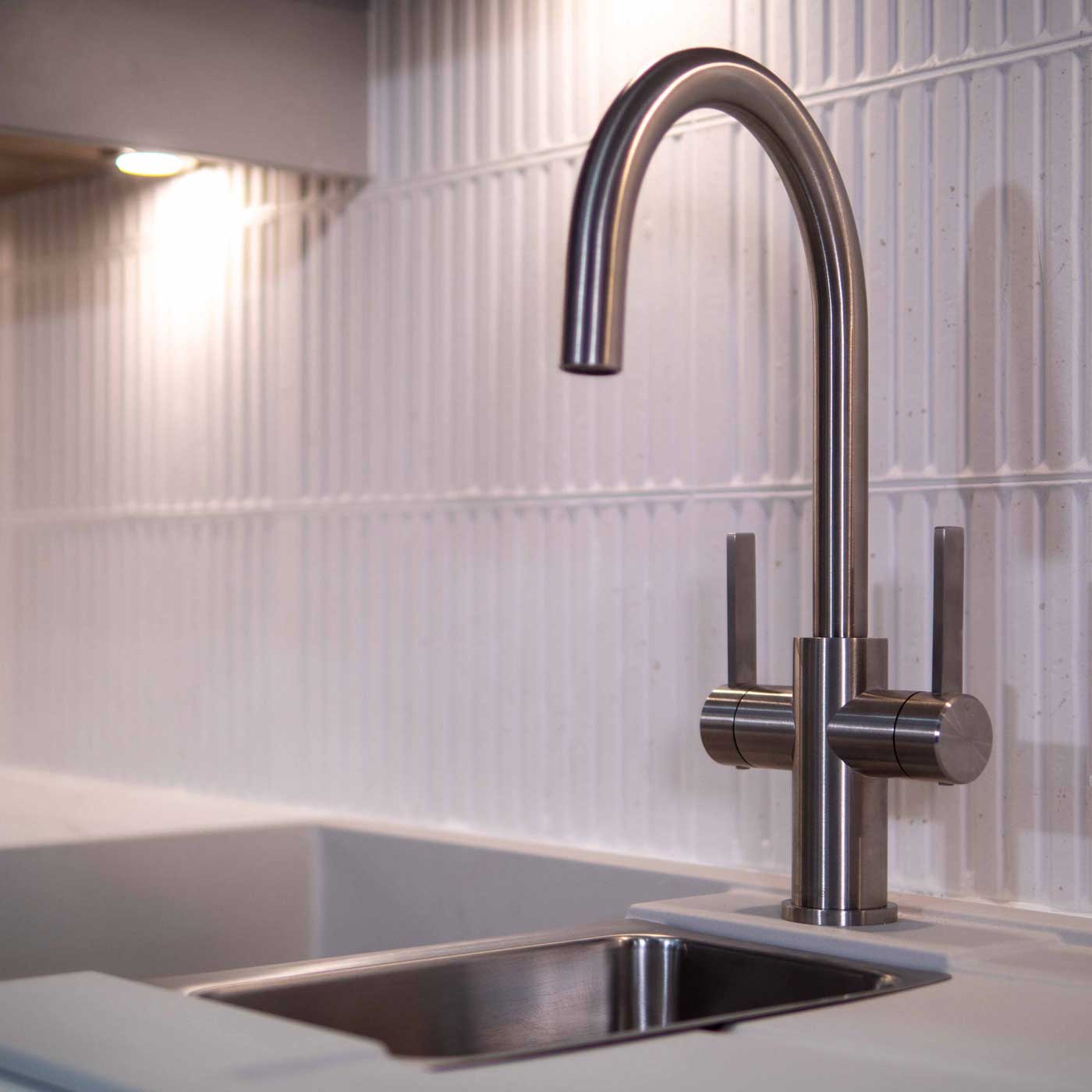 Image of Loft White wall tile 20x40cm-Ceramic wall tile-Peronda-Tile.co.uk