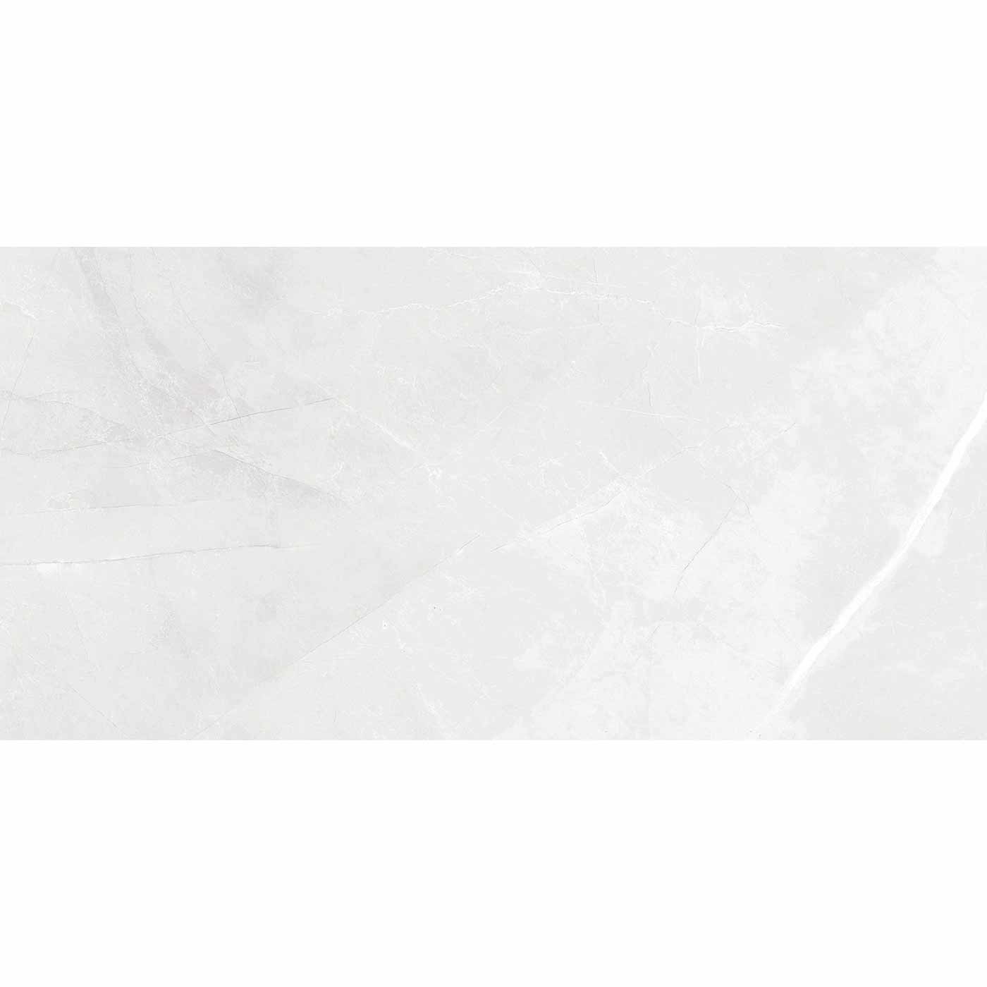Image of Soft White Polished Porcelain tile 30x60cm-Porcelain tile-Geotiles Ceramica-Tile.co.uk