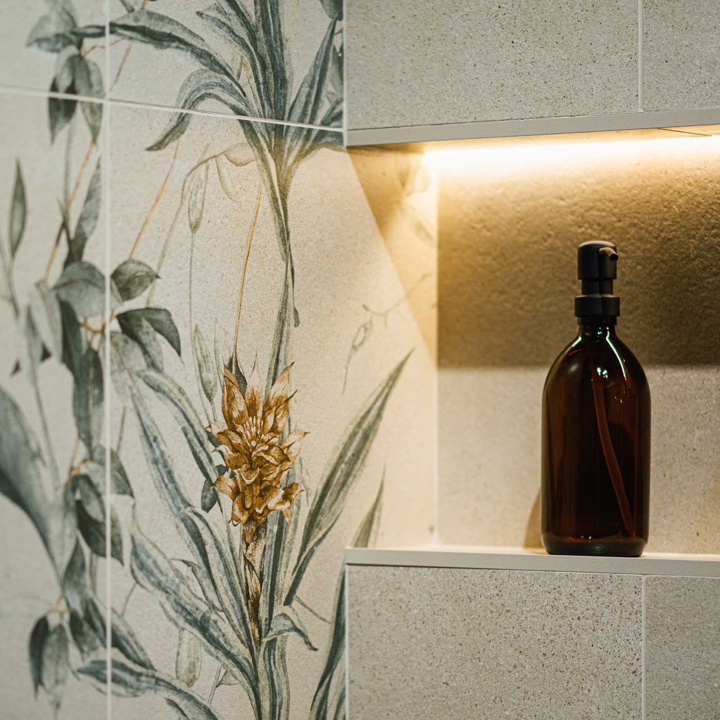 Image of Piazza Peek Sand Decor tile 60x120cm-Ceramic Wall tile-Cifre-Tile.co.uk