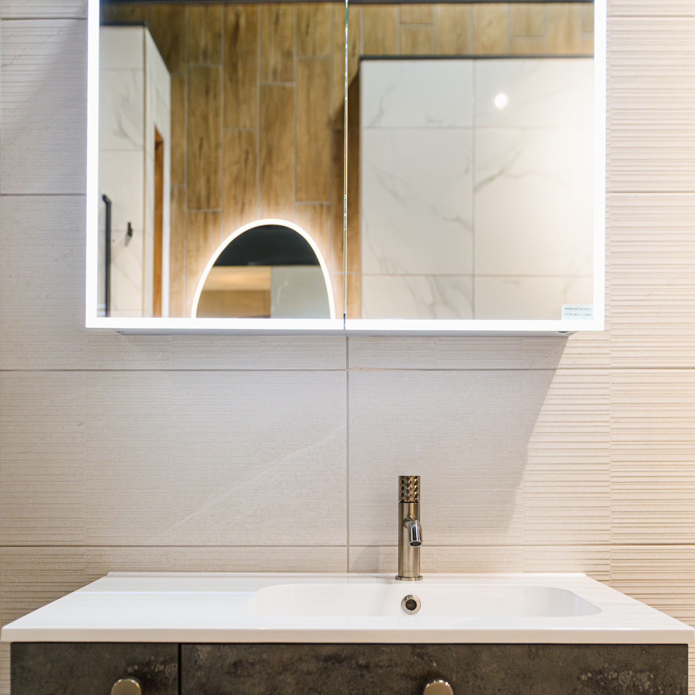 Image of Devaney White Decor wall tile 30x60cm-Ceramic wall tile-Cifre-Tile.co.uk