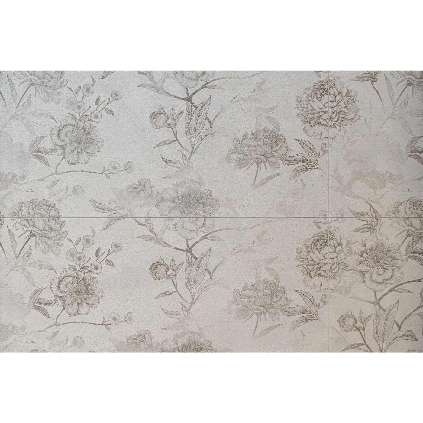 Image of Piazza Malone Sand Decor tile 30x75cm-Ceramic Wall tile-Cifre-Tile.co.uk