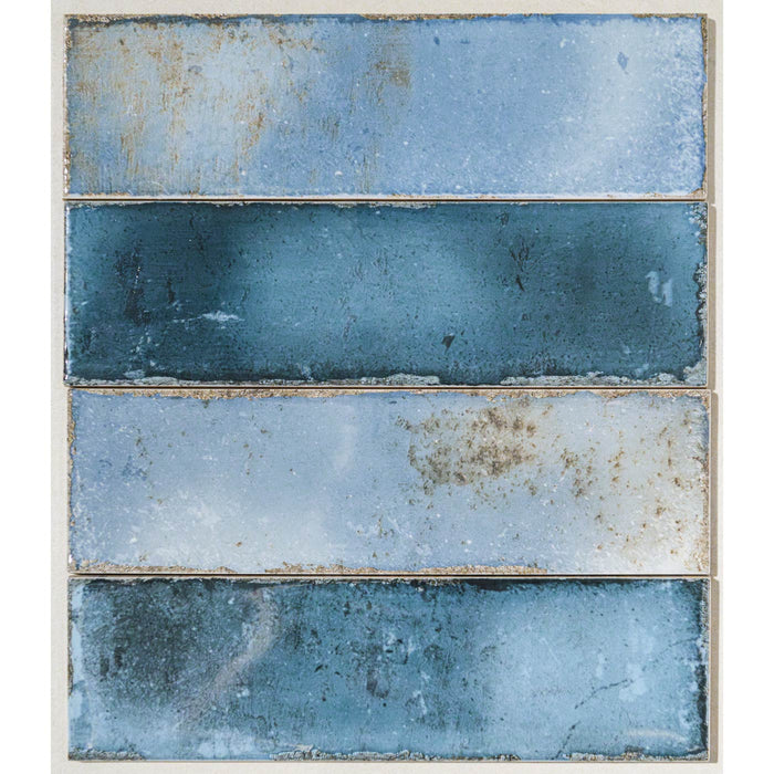 Sample 6.9x24cm Zellige Blue Tile-sample-sample-Tile.co.uk