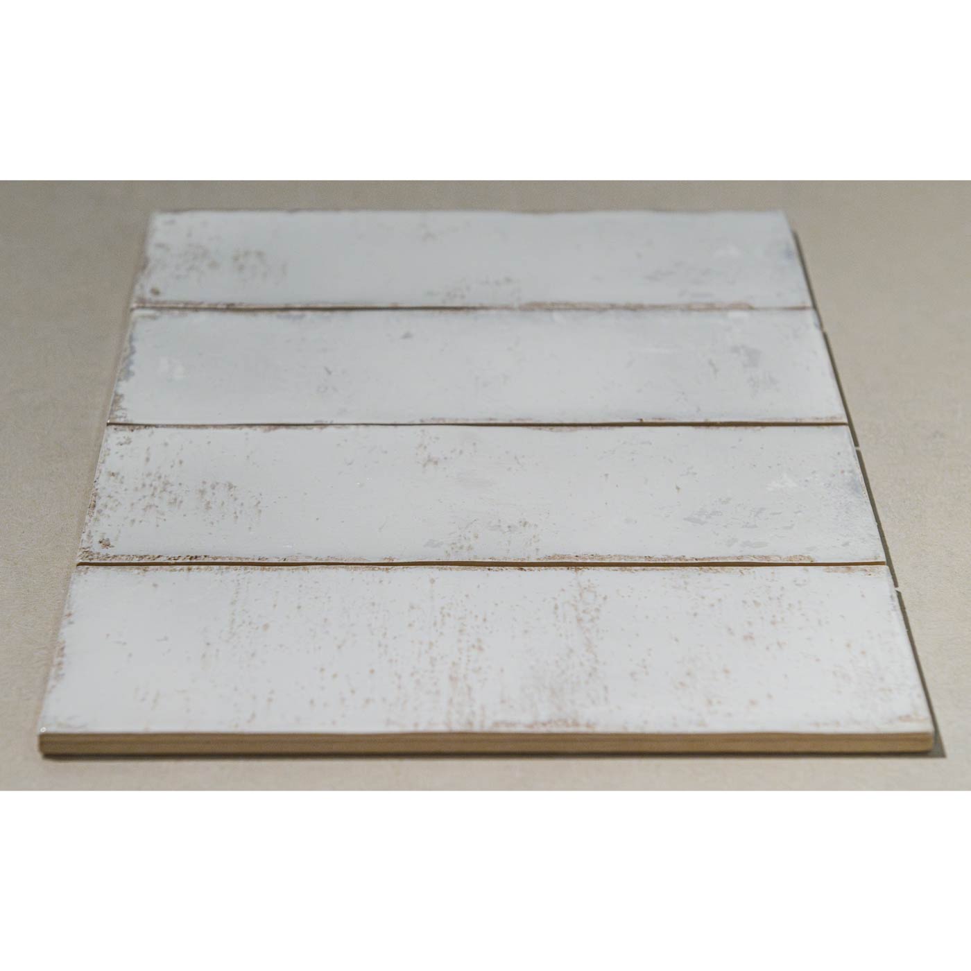 Image of Zellige Arctic Brick Tile 6.9x24cm-Ceramic wall tile-Estudio Ceramico-Tile.co.uk