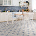 Maria Azul pattern floor tile 25x25cm-Pattern tile-Keros-Tile.co.uk