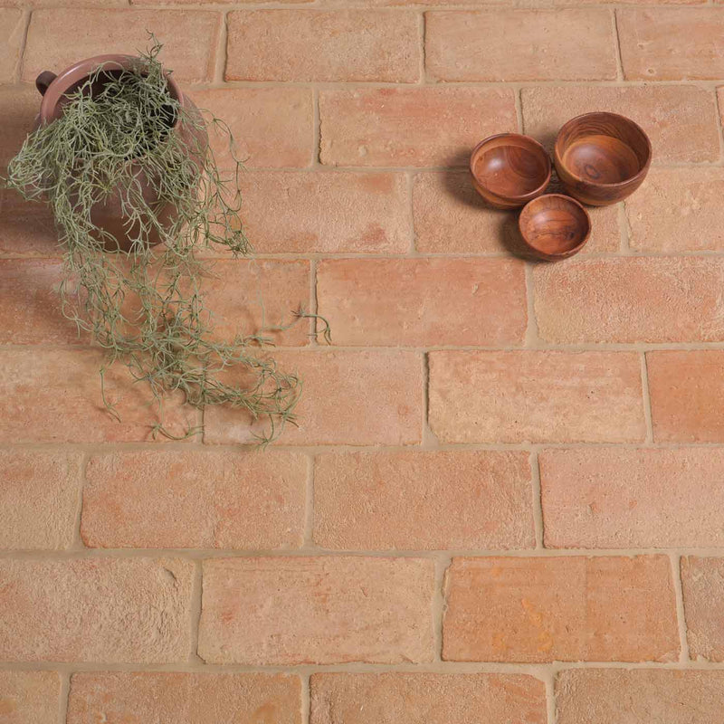 Image of Marlborough Brick Terracotta Floor Tile 12x24cm-Terracotta tiles-Ca Pietra-tile.co.uk
