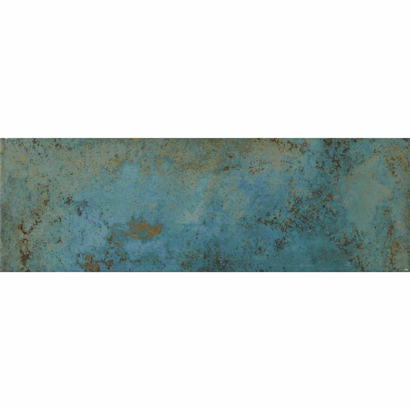 Image of Wightwick Emerald tile 10x30cm-Ceramic wall tile-Ca Pietra-tile.co.uk